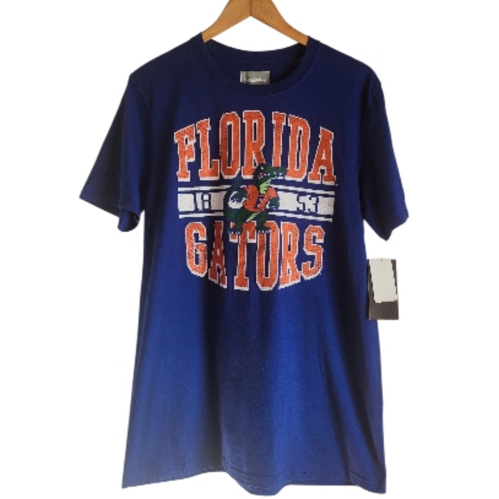 Captivating New‎ Florida Gators Blue T-Shirt Sz M